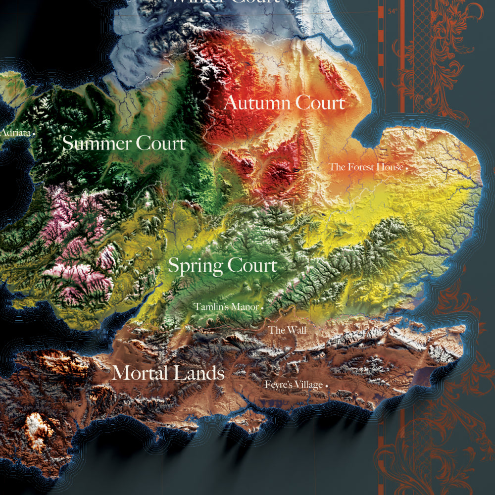 3D Relief Map Of Prythian ACOTAR Fantasy Map For Collectors Way 3d-relief-map-of-prythian-acotar-fantasy-map-for-collectors-way